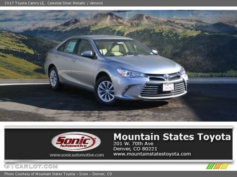 Celestial Silver Metallic / Almond 2017 Toyota Camry LE