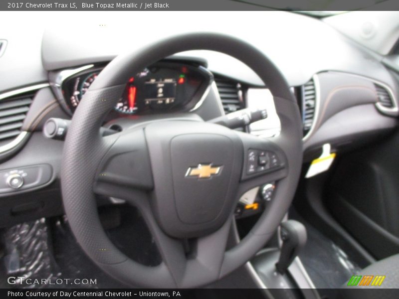 Blue Topaz Metallic / Jet Black 2017 Chevrolet Trax LS