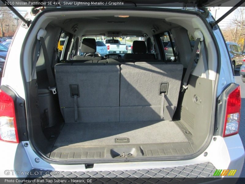 Silver Lightning Metallic / Graphite 2010 Nissan Pathfinder SE 4x4