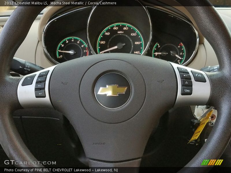 Mocha Steel Metallic / Cocoa/Cashmere 2012 Chevrolet Malibu LS