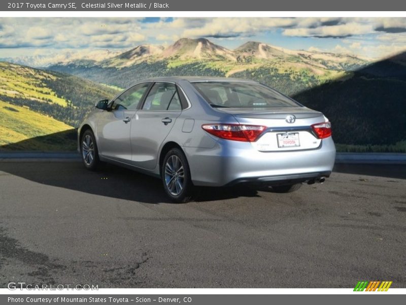 Celestial Silver Metallic / Black 2017 Toyota Camry SE