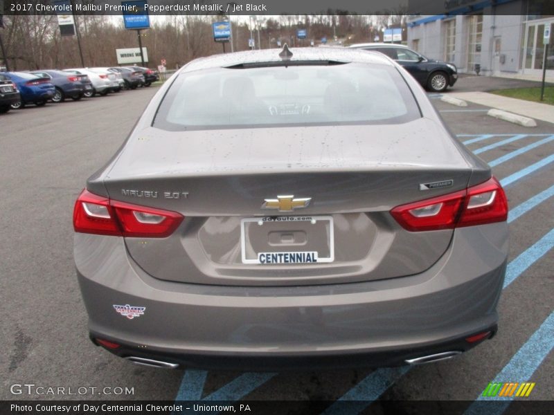 Pepperdust Metallic / Jet Black 2017 Chevrolet Malibu Premier