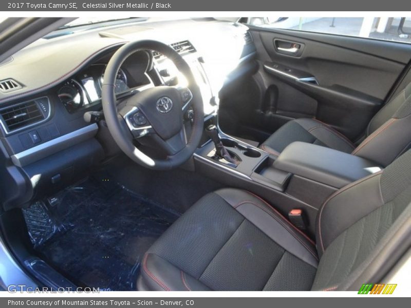 Celestial Silver Metallic / Black 2017 Toyota Camry SE