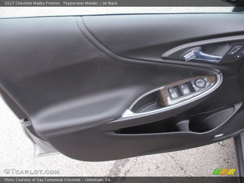 Pepperdust Metallic / Jet Black 2017 Chevrolet Malibu Premier