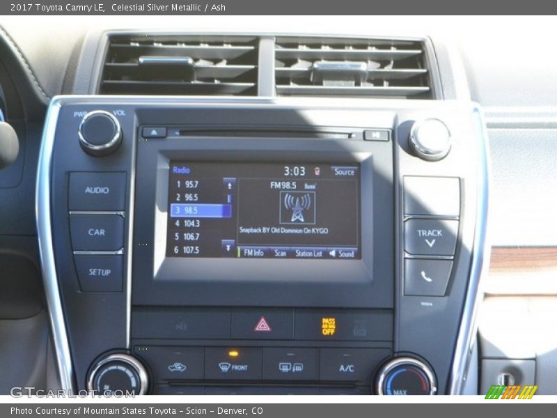 Celestial Silver Metallic / Ash 2017 Toyota Camry LE