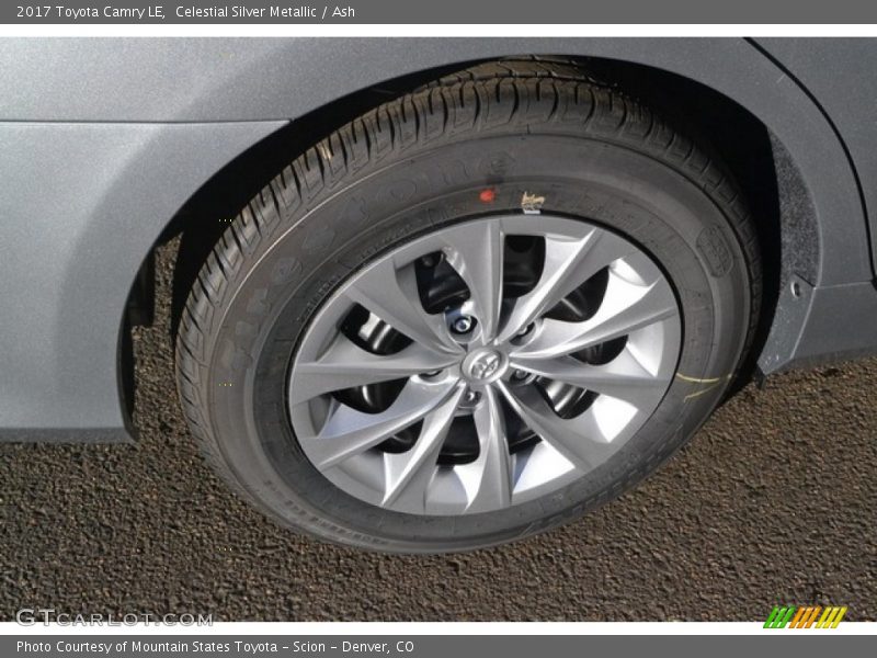 Celestial Silver Metallic / Ash 2017 Toyota Camry LE