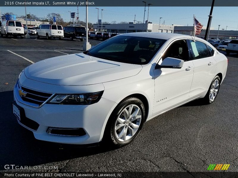 Summit White / Jet Black 2016 Chevrolet Impala LT