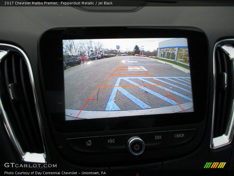 Pepperdust Metallic / Jet Black 2017 Chevrolet Malibu Premier