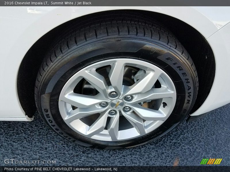 Summit White / Jet Black 2016 Chevrolet Impala LT