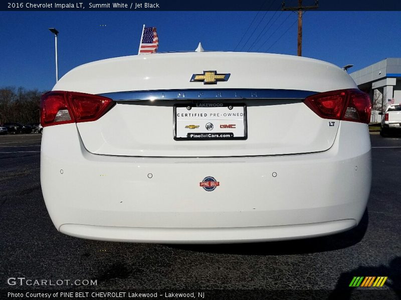 Summit White / Jet Black 2016 Chevrolet Impala LT