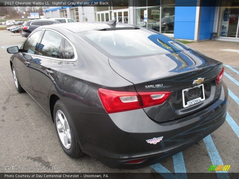 Nightfall Gray Metallic / Jet Black 2017 Chevrolet Malibu LS