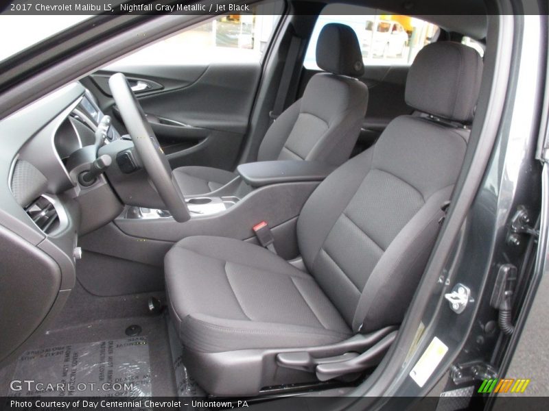 Nightfall Gray Metallic / Jet Black 2017 Chevrolet Malibu LS