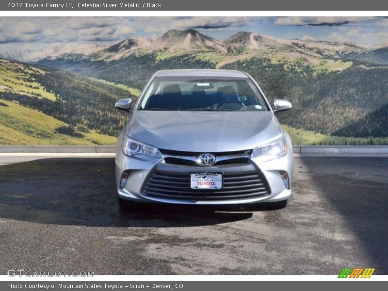 Celestial Silver Metallic / Black 2017 Toyota Camry LE