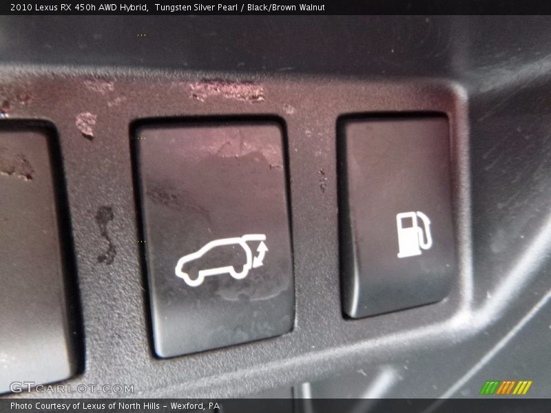 Tungsten Silver Pearl / Black/Brown Walnut 2010 Lexus RX 450h AWD Hybrid
