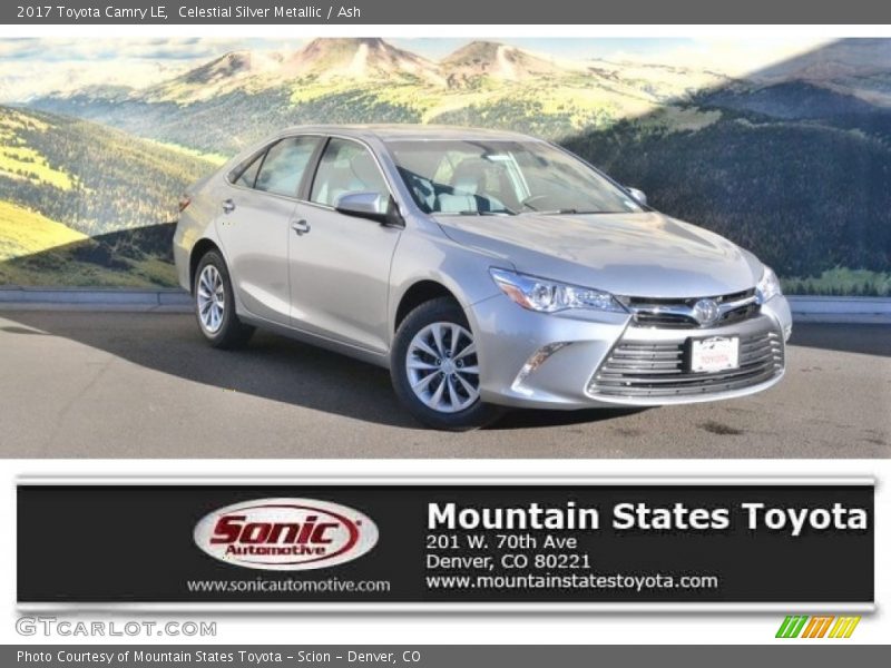 Celestial Silver Metallic / Ash 2017 Toyota Camry LE