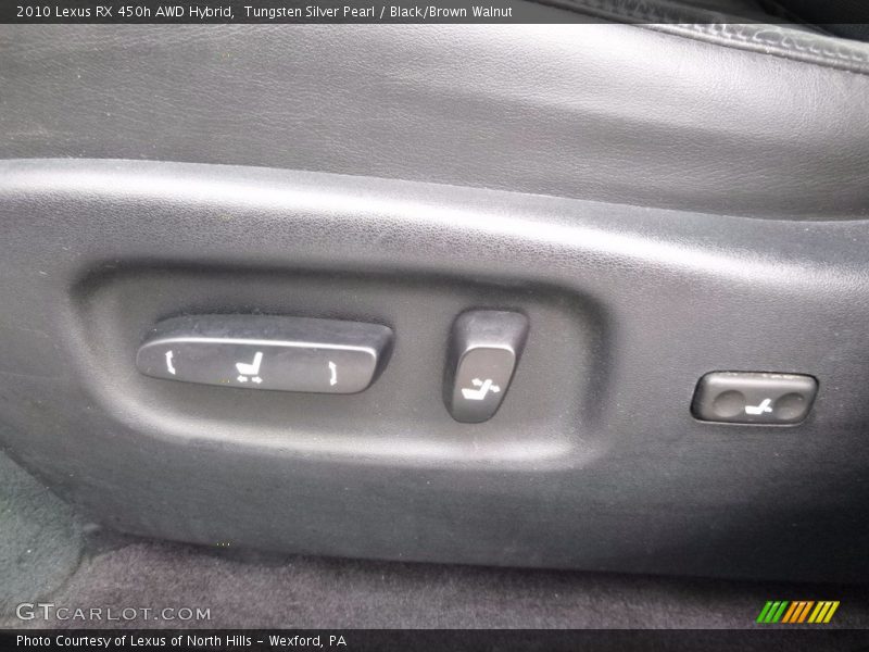 Tungsten Silver Pearl / Black/Brown Walnut 2010 Lexus RX 450h AWD Hybrid