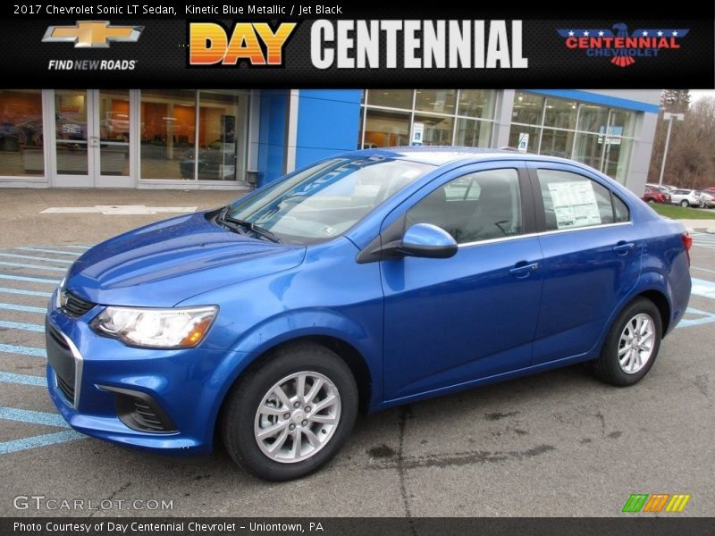 Kinetic Blue Metallic / Jet Black 2017 Chevrolet Sonic LT Sedan
