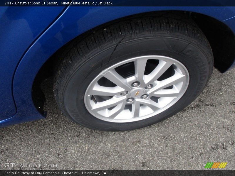 Kinetic Blue Metallic / Jet Black 2017 Chevrolet Sonic LT Sedan