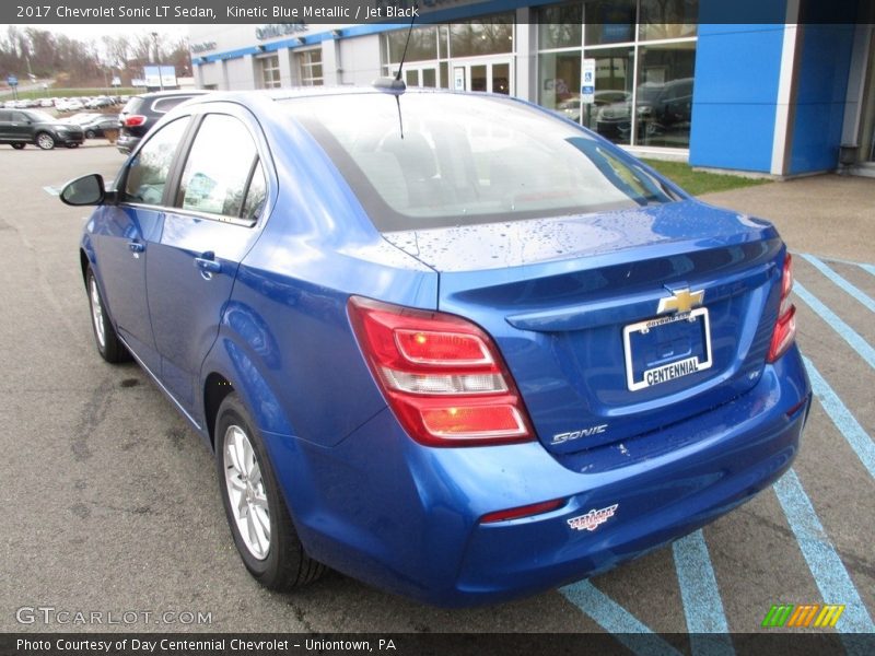 Kinetic Blue Metallic / Jet Black 2017 Chevrolet Sonic LT Sedan