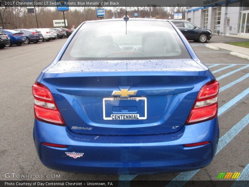 Kinetic Blue Metallic / Jet Black 2017 Chevrolet Sonic LT Sedan