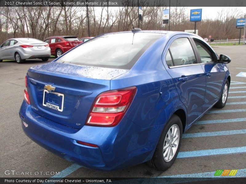 Kinetic Blue Metallic / Jet Black 2017 Chevrolet Sonic LT Sedan