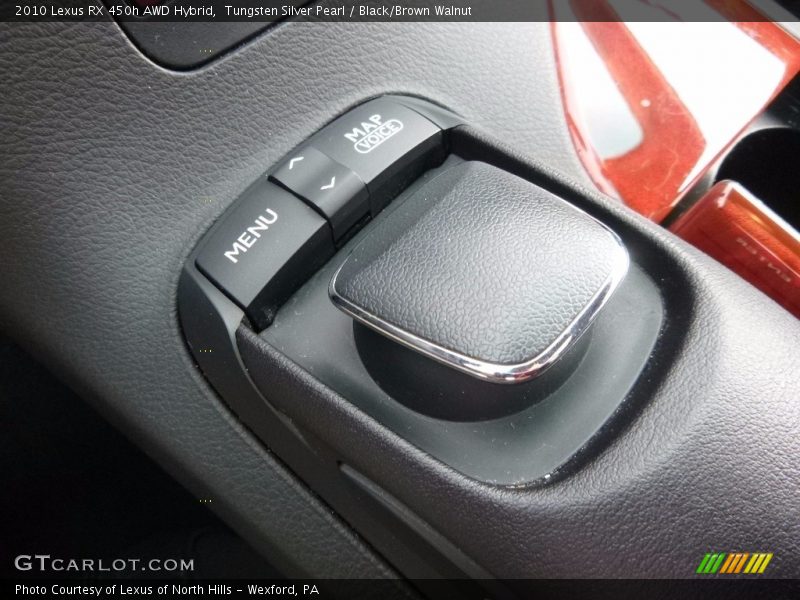 Tungsten Silver Pearl / Black/Brown Walnut 2010 Lexus RX 450h AWD Hybrid