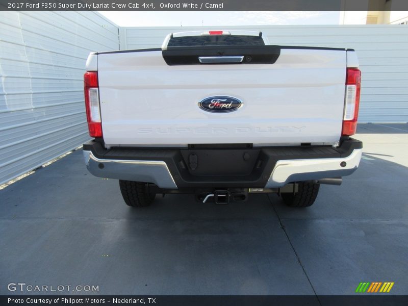 Oxford White / Camel 2017 Ford F350 Super Duty Lariat Crew Cab 4x4
