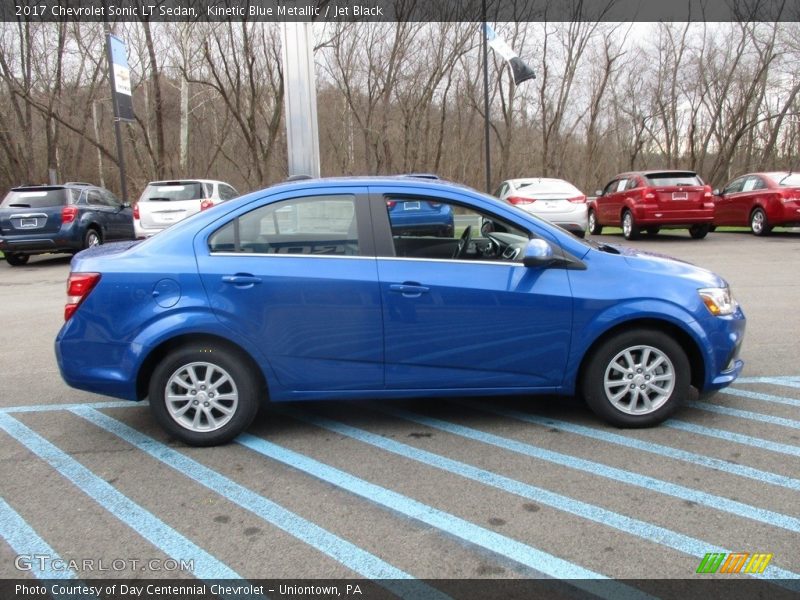 Kinetic Blue Metallic / Jet Black 2017 Chevrolet Sonic LT Sedan