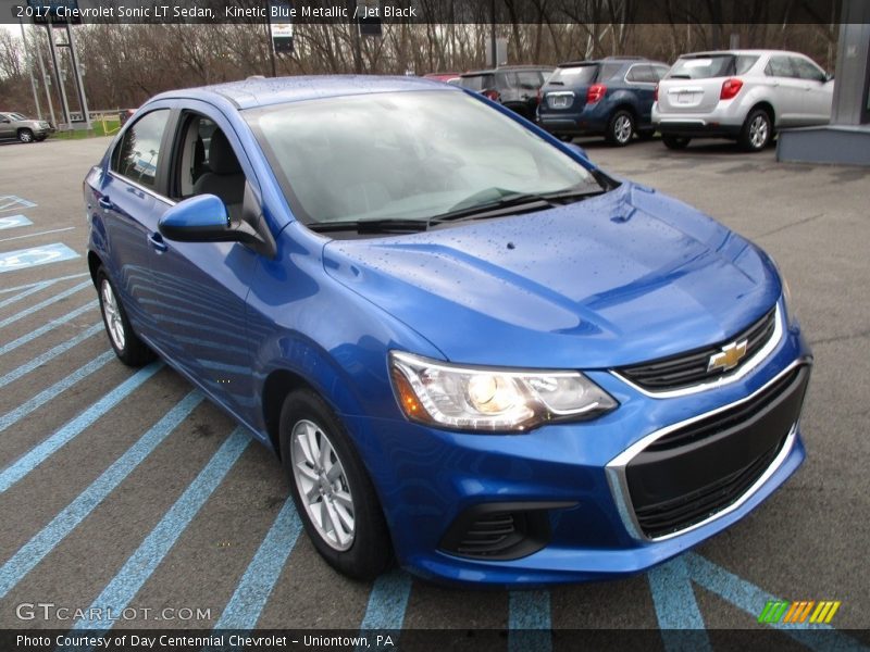 Kinetic Blue Metallic / Jet Black 2017 Chevrolet Sonic LT Sedan