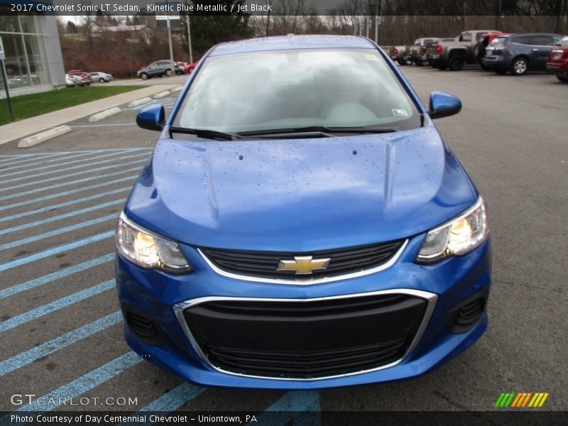 Kinetic Blue Metallic / Jet Black 2017 Chevrolet Sonic LT Sedan