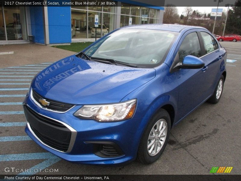 Kinetic Blue Metallic / Jet Black 2017 Chevrolet Sonic LT Sedan