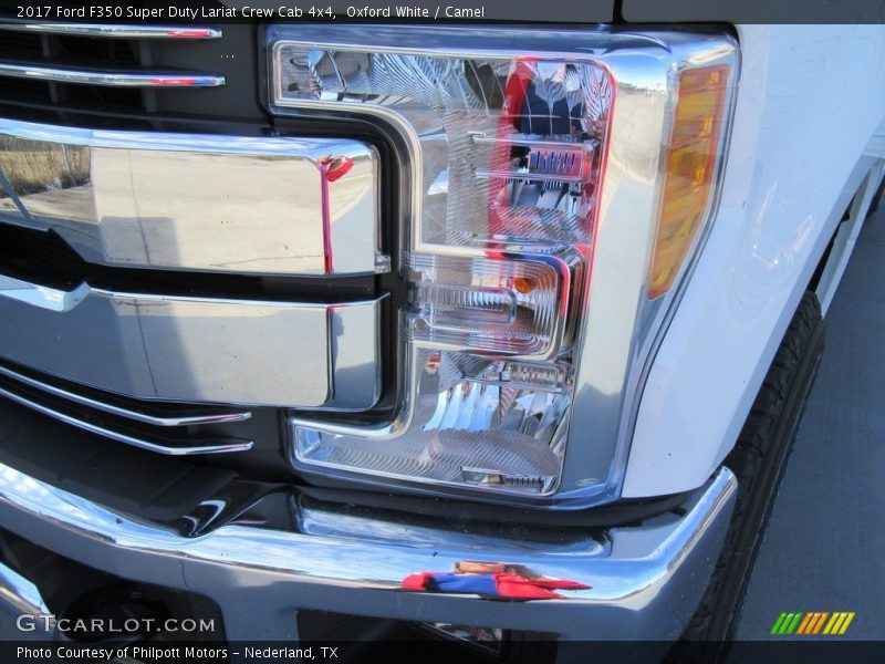 Oxford White / Camel 2017 Ford F350 Super Duty Lariat Crew Cab 4x4