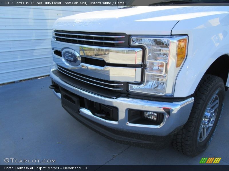 Oxford White / Camel 2017 Ford F350 Super Duty Lariat Crew Cab 4x4