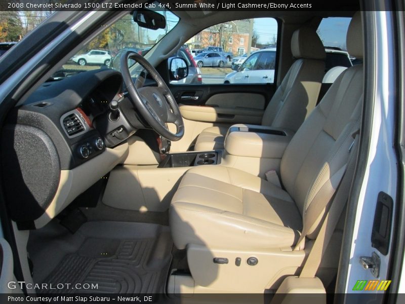Summit White / Light Cashmere/Ebony Accents 2008 Chevrolet Silverado 1500 LTZ Extended Cab 4x4
