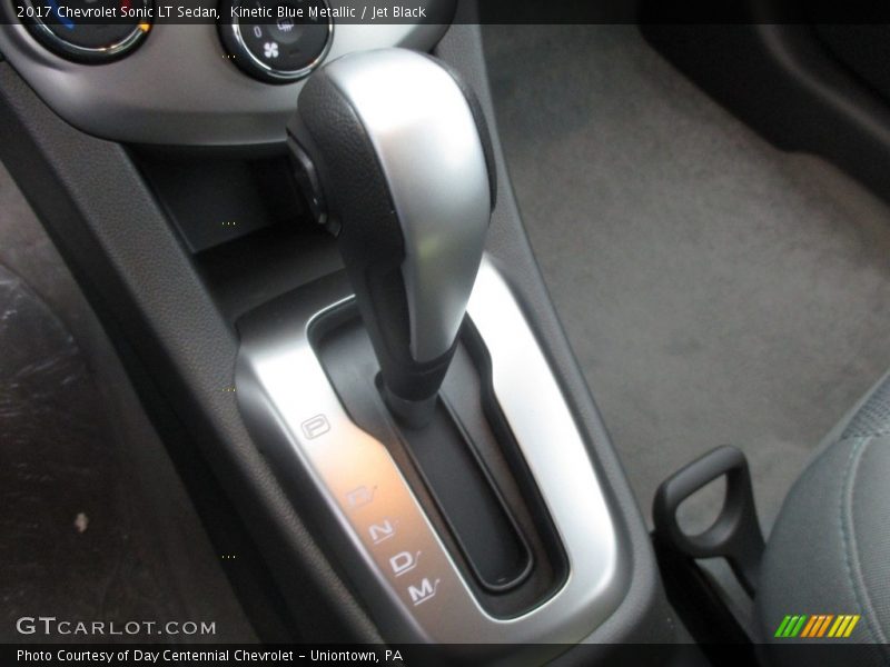 Kinetic Blue Metallic / Jet Black 2017 Chevrolet Sonic LT Sedan
