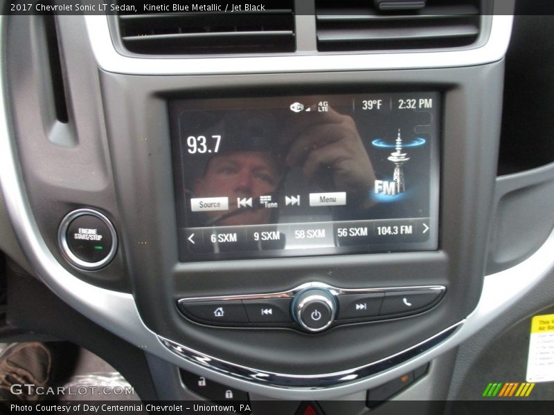 Kinetic Blue Metallic / Jet Black 2017 Chevrolet Sonic LT Sedan