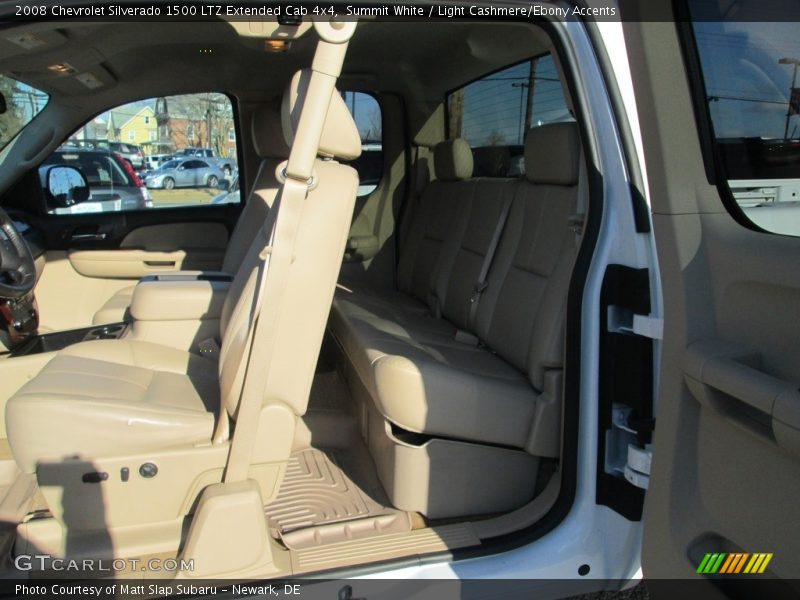 Summit White / Light Cashmere/Ebony Accents 2008 Chevrolet Silverado 1500 LTZ Extended Cab 4x4