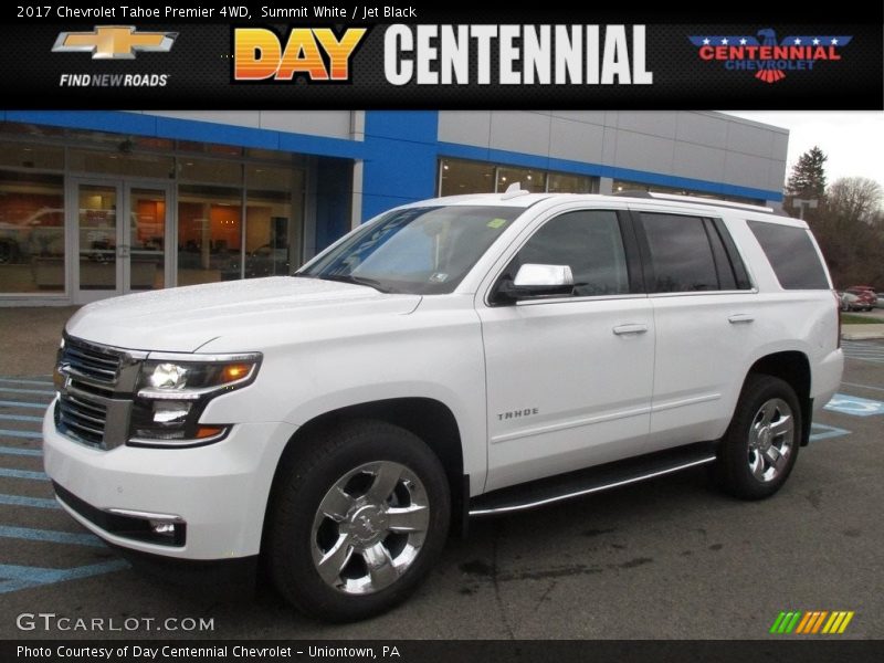 Summit White / Jet Black 2017 Chevrolet Tahoe Premier 4WD