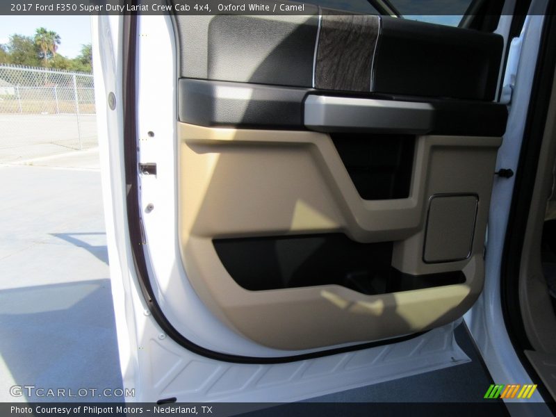 Oxford White / Camel 2017 Ford F350 Super Duty Lariat Crew Cab 4x4