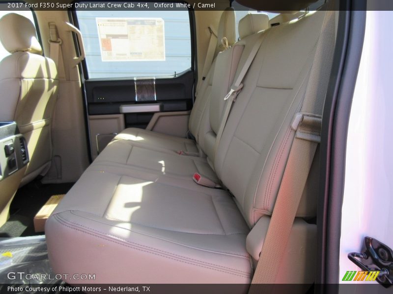 Oxford White / Camel 2017 Ford F350 Super Duty Lariat Crew Cab 4x4