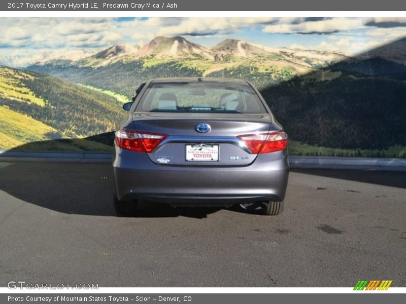 Predawn Gray Mica / Ash 2017 Toyota Camry Hybrid LE