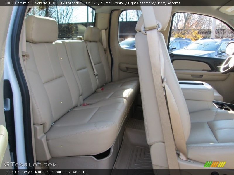 Summit White / Light Cashmere/Ebony Accents 2008 Chevrolet Silverado 1500 LTZ Extended Cab 4x4