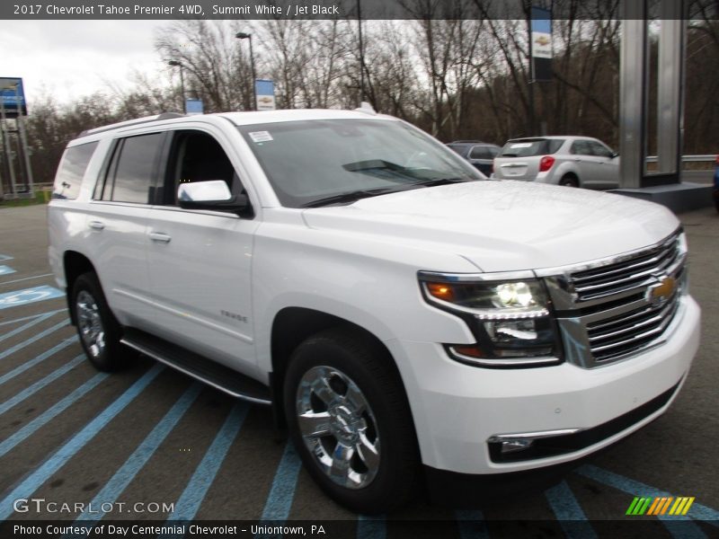 Summit White / Jet Black 2017 Chevrolet Tahoe Premier 4WD