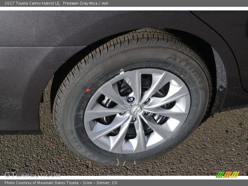 Predawn Gray Mica / Ash 2017 Toyota Camry Hybrid LE