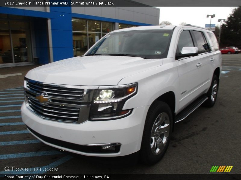 Summit White / Jet Black 2017 Chevrolet Tahoe Premier 4WD