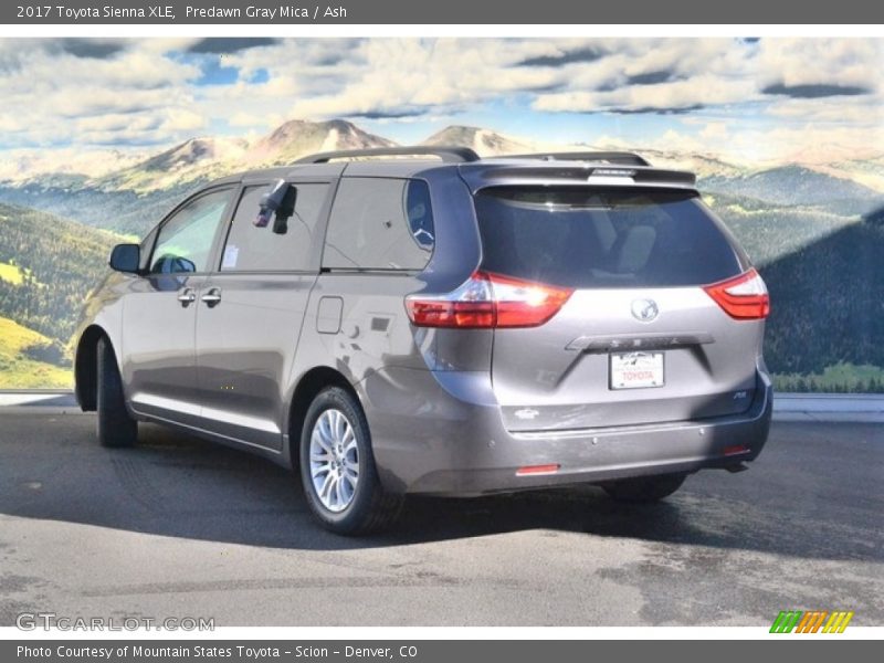 Predawn Gray Mica / Ash 2017 Toyota Sienna XLE