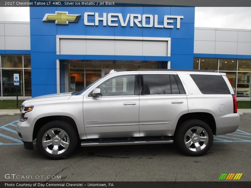 Silver Ice Metallic / Jet Black 2017 Chevrolet Tahoe LT 4WD