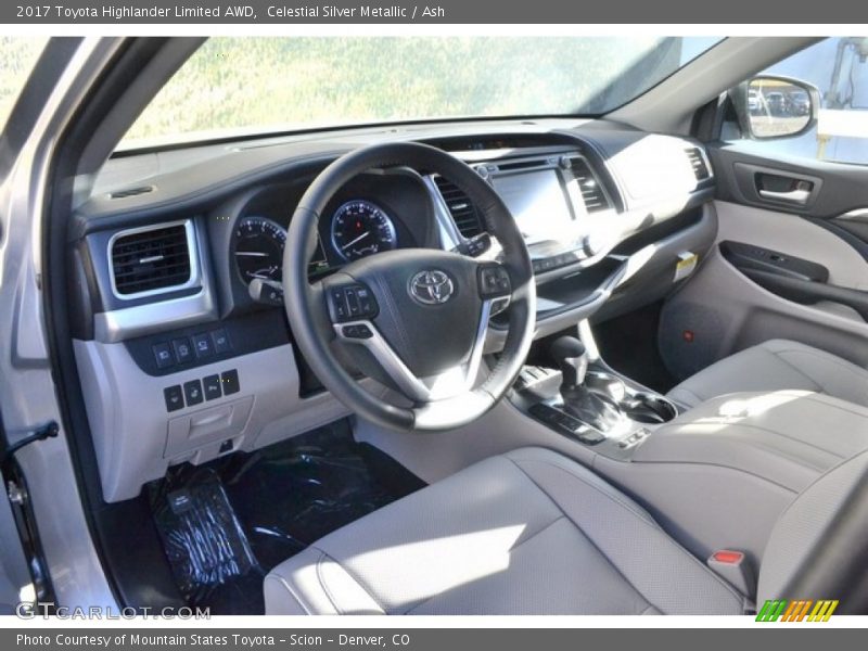  2017 Highlander Limited AWD Ash Interior