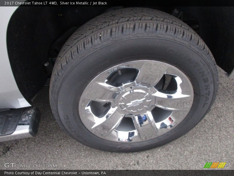 Silver Ice Metallic / Jet Black 2017 Chevrolet Tahoe LT 4WD