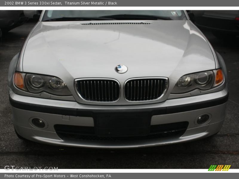 Titanium Silver Metallic / Black 2002 BMW 3 Series 330xi Sedan